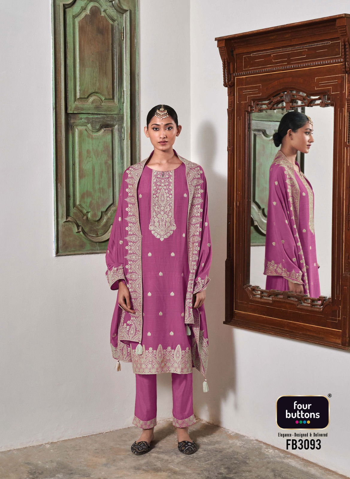 Zoya 2 By Four Buttons Pure Muslin Readymade Suits Catalog